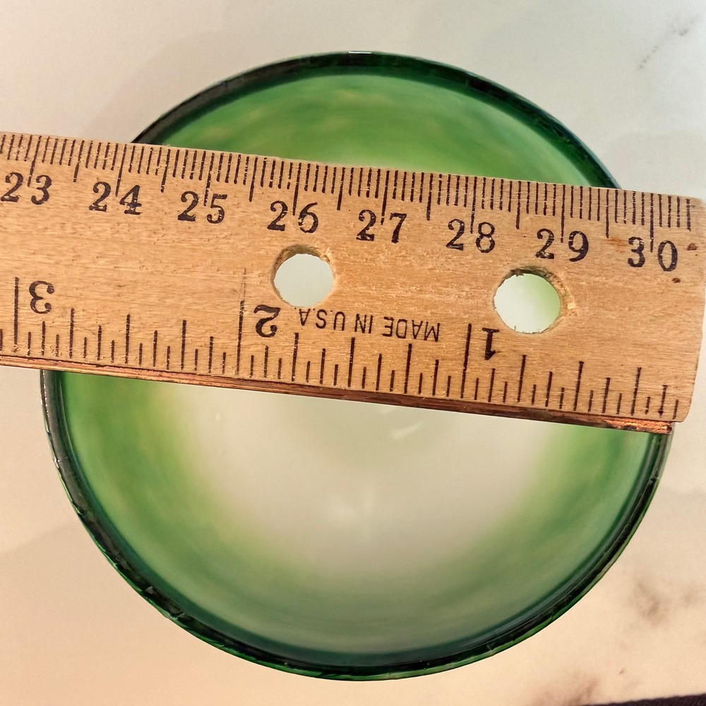 GLASSYBABY Magnificent Hand Blown Glass Votive Candle Holder Green Blue 3.5" NEW - Picture 13 of 13